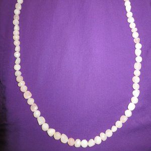 Authentic Jay King Mine Finds 30" Genuine Rose Quartz Beaded Necklace